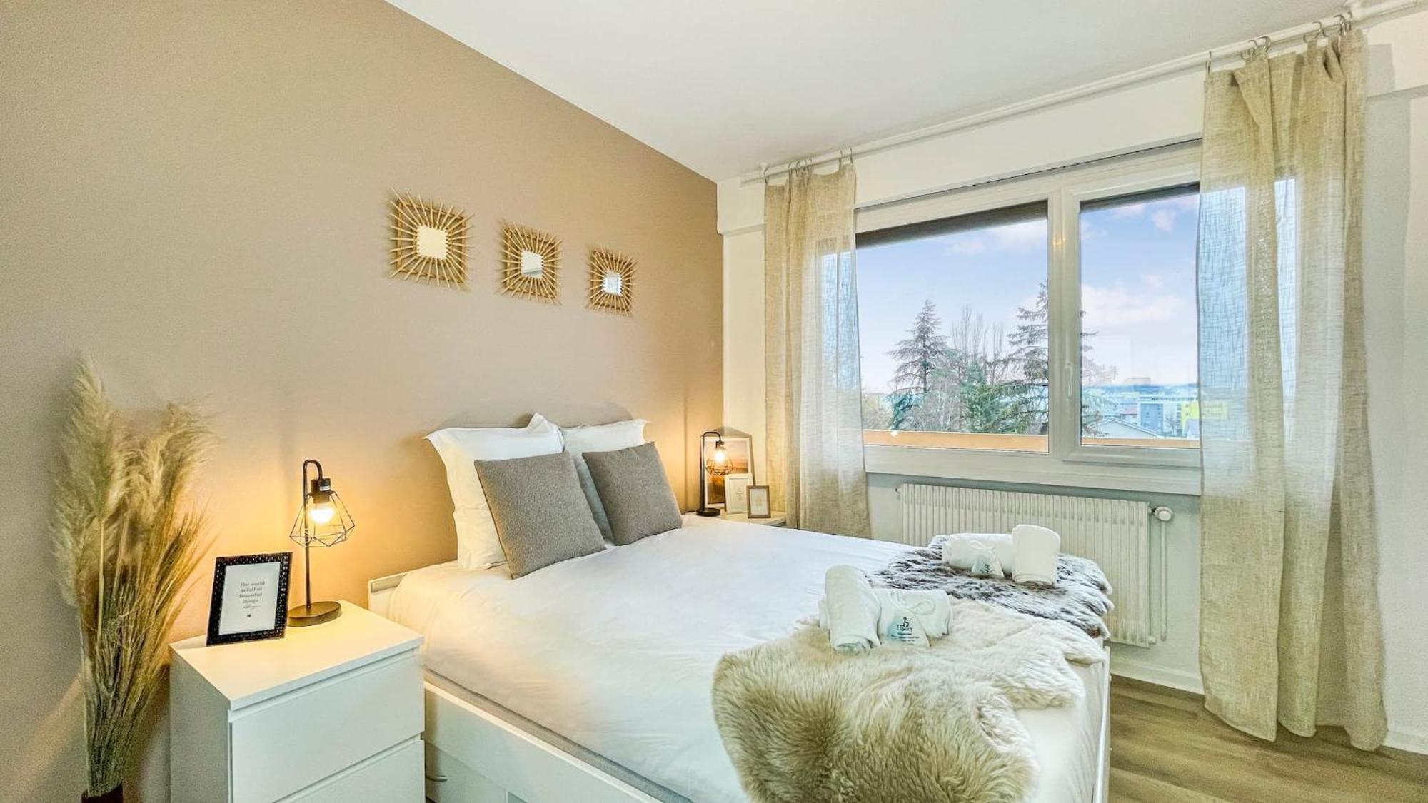 Homey La Coloc Mugi - Colocation Haut De Gamme - Chambres Privees - Balcon - Wifi Et Netflix - Proche Transports Commun Annemasse Esterno foto